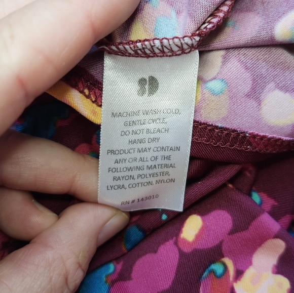 Dot Dot Smile Burgandy Spotted Twirl Dress - Picture 5 of 5